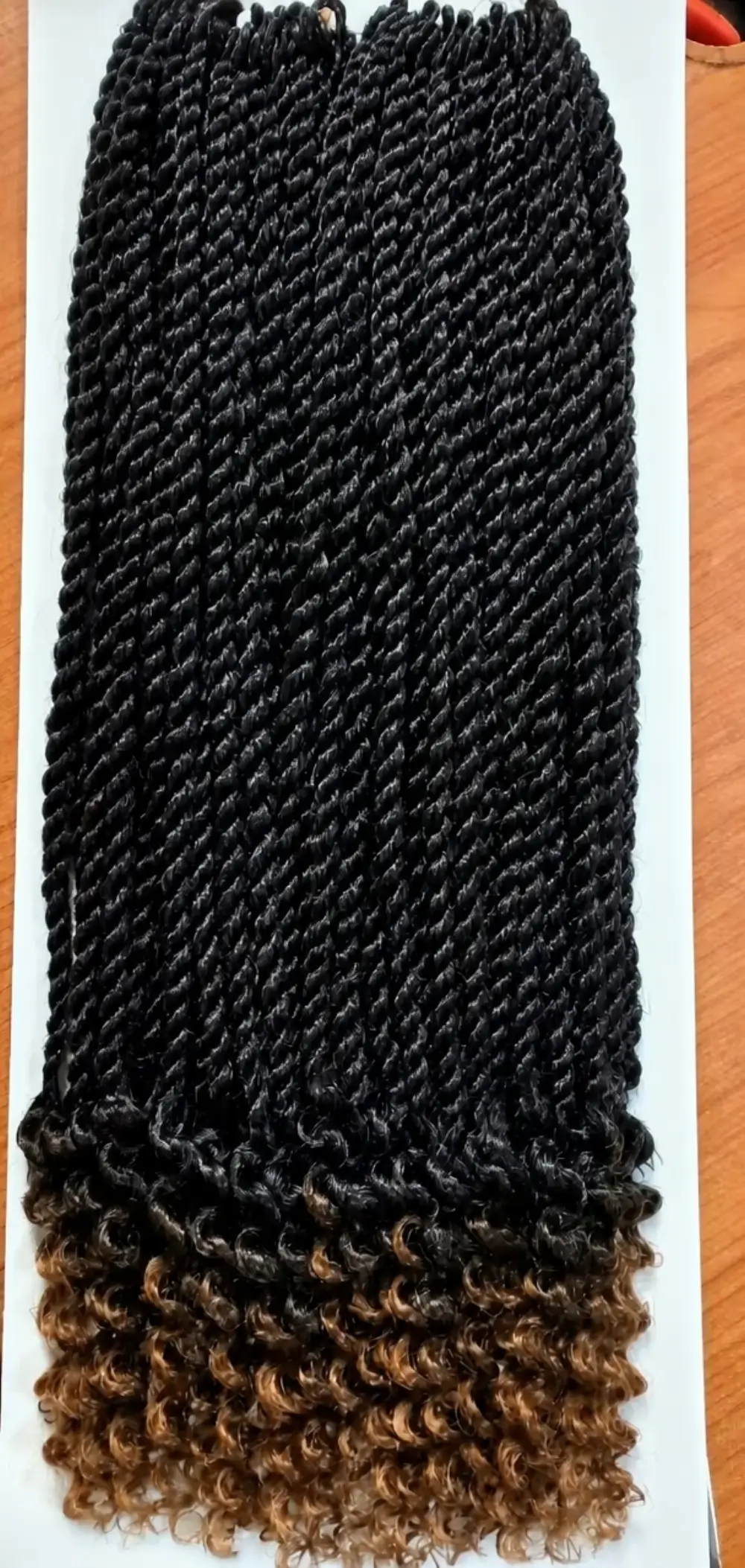 Goddess Soft Locs Ombre Black to Light Brown view 1
