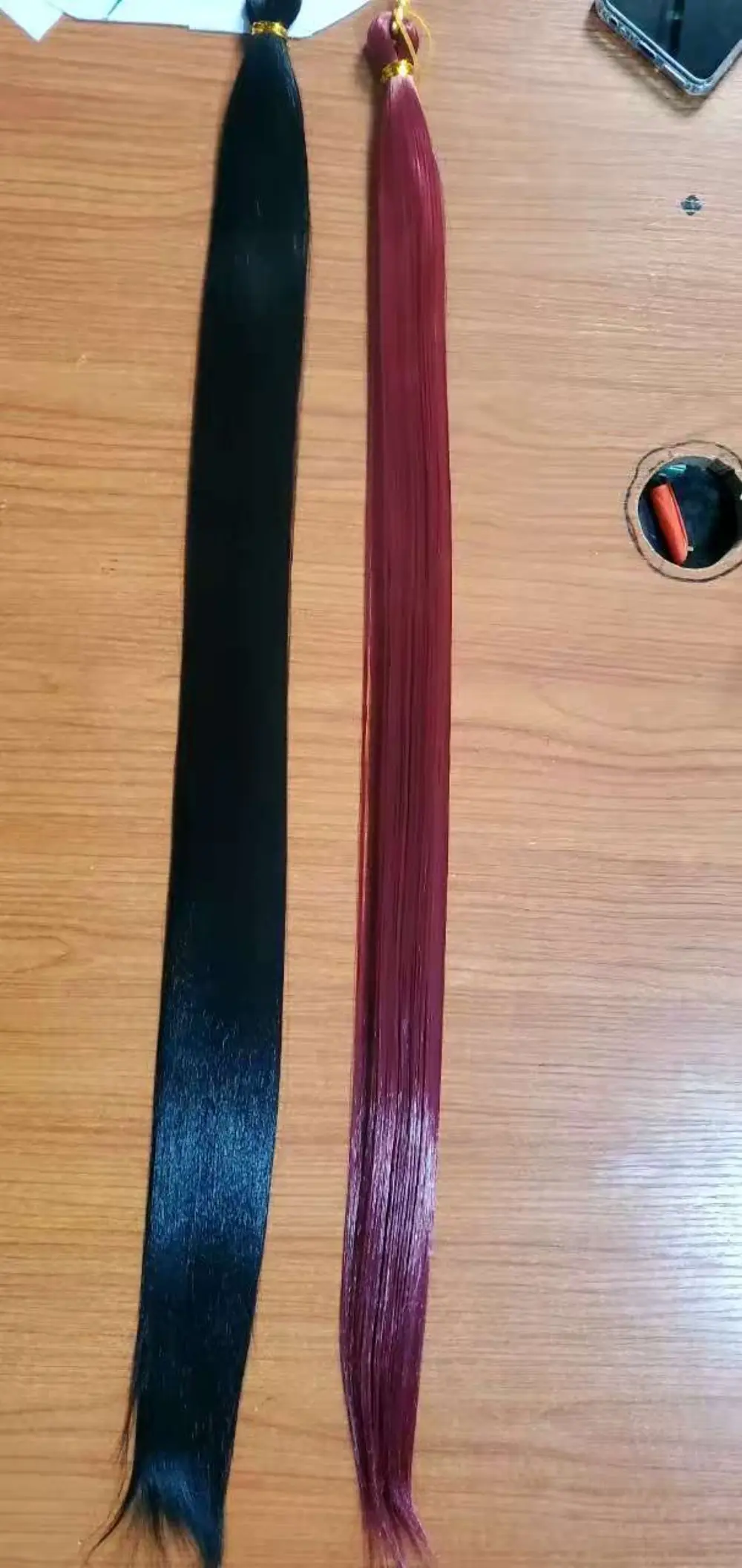 Vogue Braiding Hair Black Red Mixed Long Straight view 1
