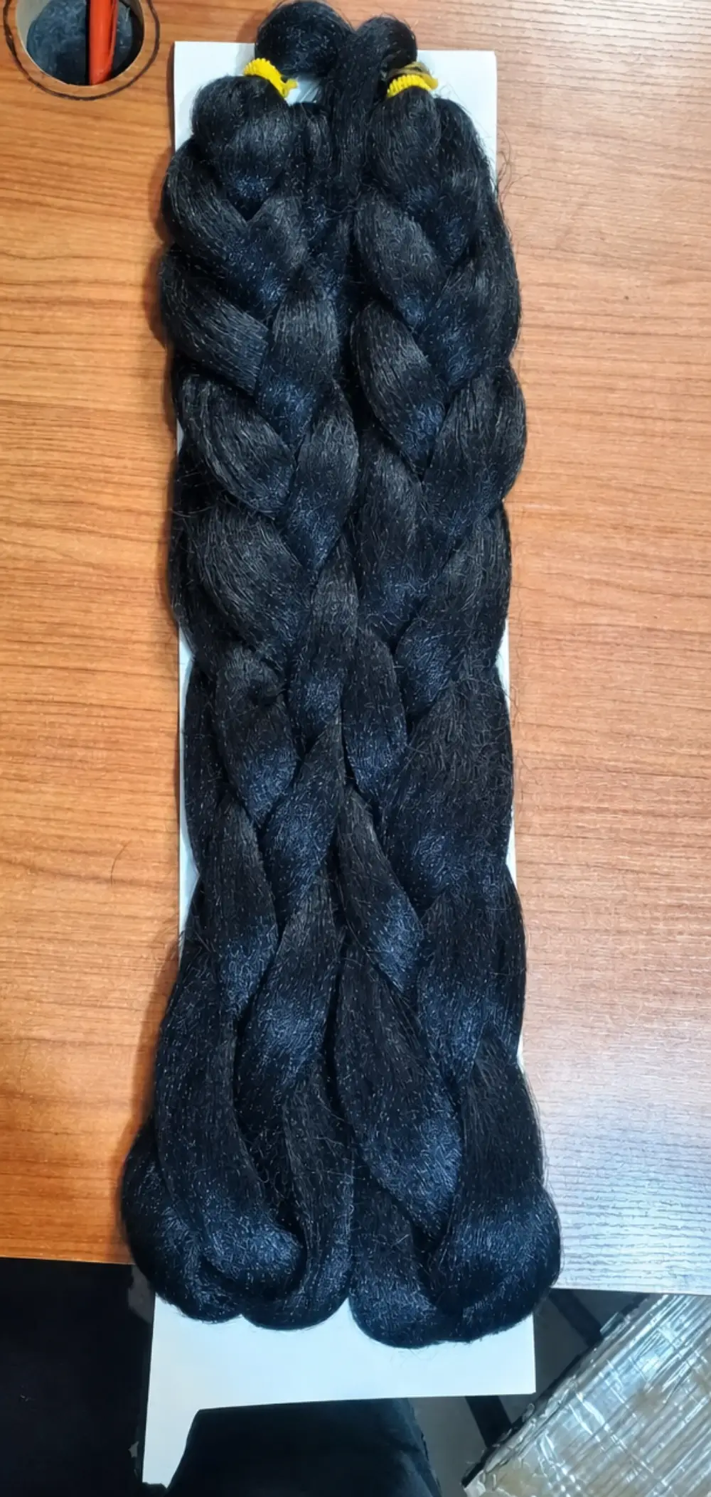 Elite Jumbo Braids Extra Thick All Black view 1