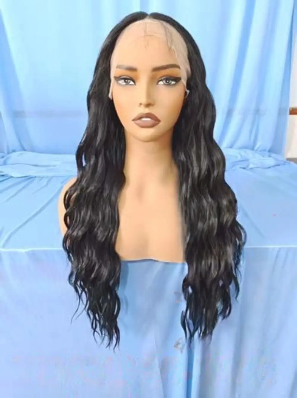 Long Body Wave Lace Wig 1B