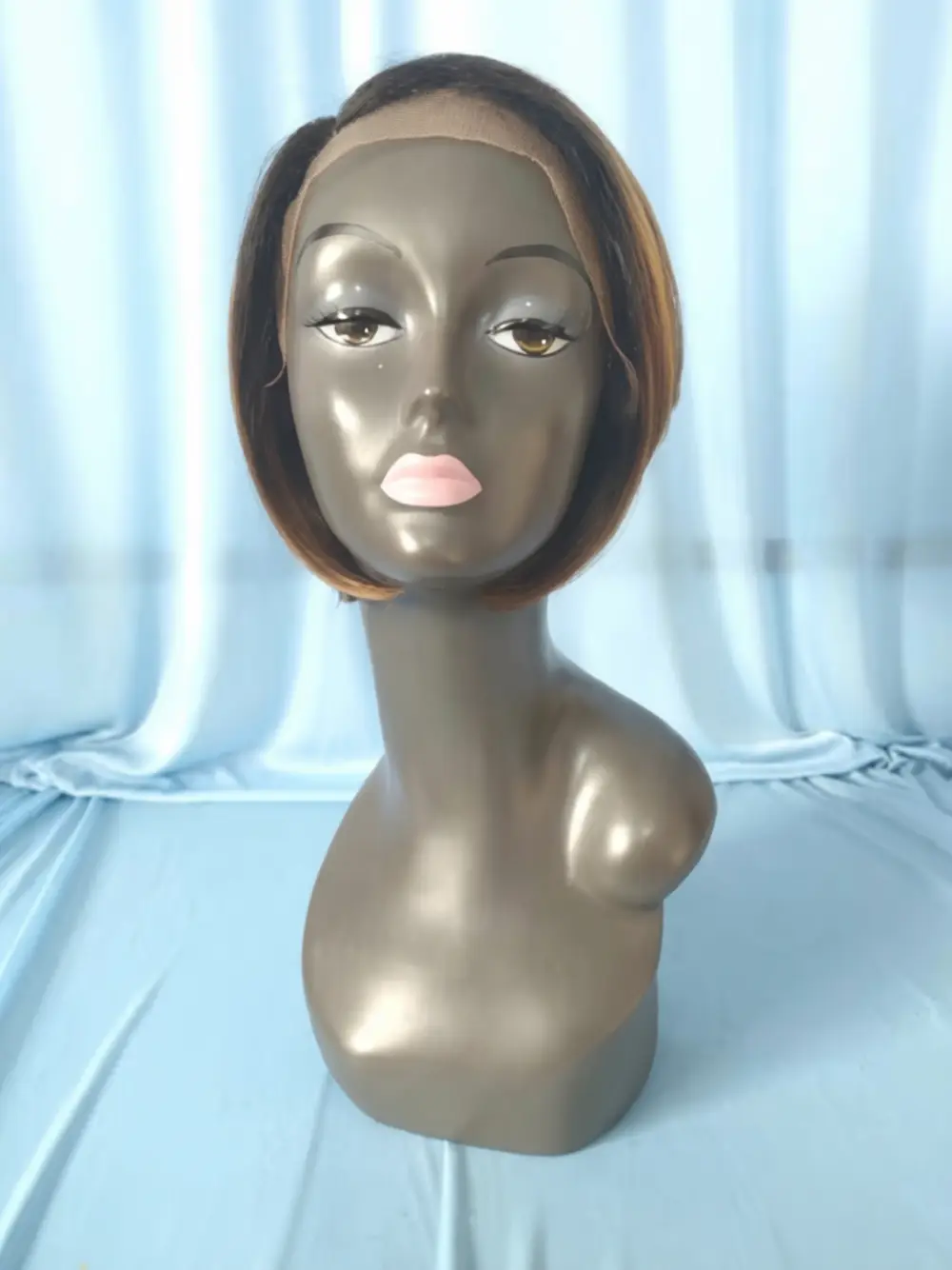 Short Bob HD Lace Wig 10" Dark Brown Human Hair